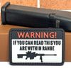 Sniper PVC Patch - Tactical Morale Sniper Warning Gun Patch - Hook Gun Patch