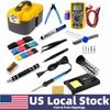 Electric Soldering Iron Tool Kit Electronics Adjustable Temperature Welding Tool