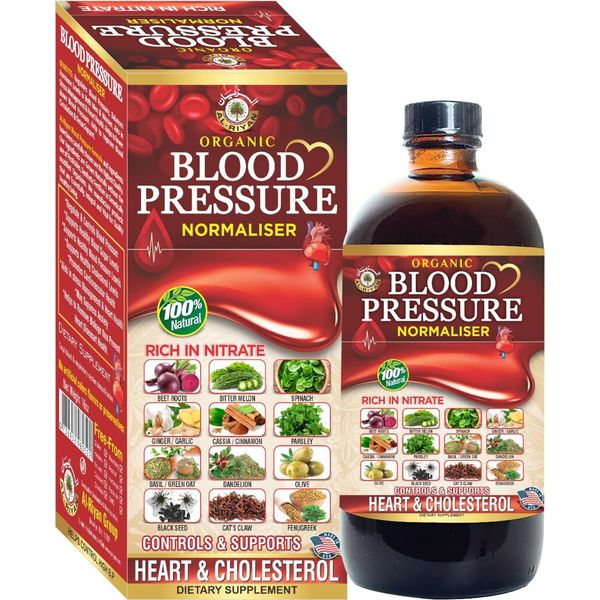 BLOOD PRESSURE NORMALISER 16 OZ Control & Support Heart & CHOLESTEROL by Alriyan