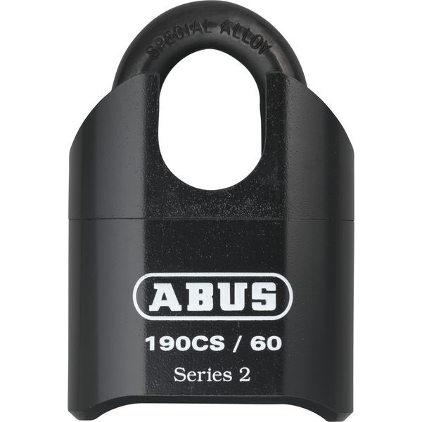 ABUS 190/60 Combination Padlock 4 Digit Code– High Security and Heavy-Duty Closed Shackle Lock, Weatherproof - Ideal for High-Security