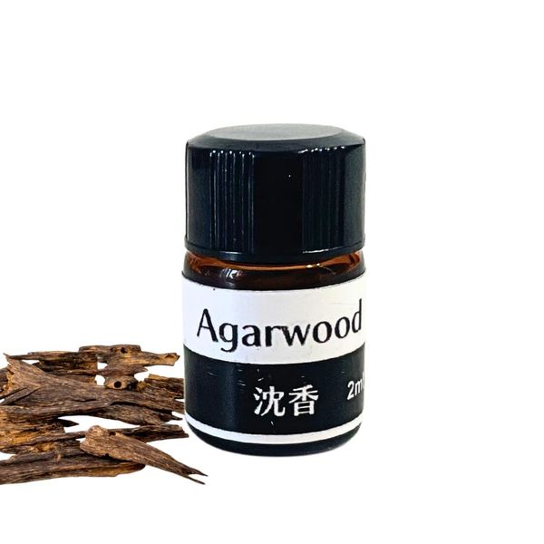 Agarwood Agarwood Essential Oil 100% Real Aroma Oil (Agarwood Essential Oil, 0.07 fl oz (2 ml)