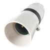 MASUNN B22 Standard White Black Switch Light Lamp Holder Socket Bayonet Cap Fitting - White