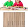 50pcs Environmental Wooden 2b Pencil Graphite Writing Pencil(2B triangle)