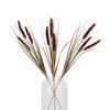 Hill Interiors Ruby Triple Grass Stem - Plastic - H80 cm - Red