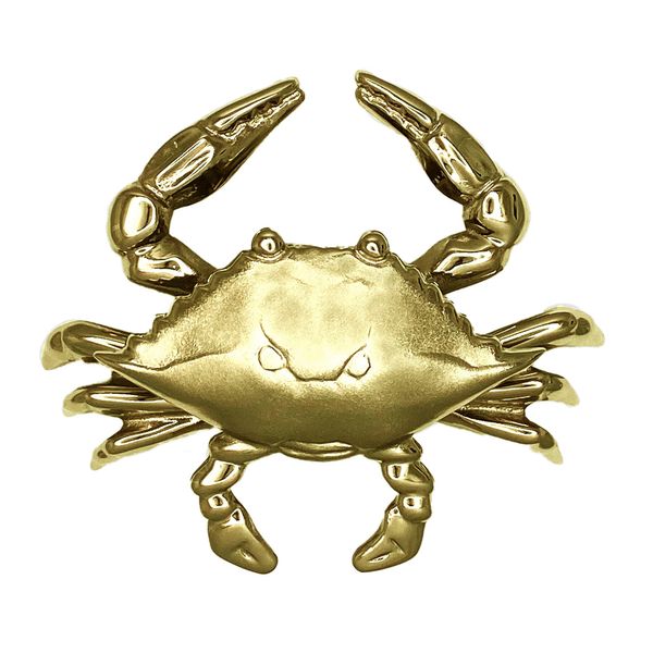 Crab Door Knocker - All Brass (Standard Size)