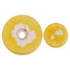 Eujgoov 16 Pcs Flute Replacement Pads Set Felt Material Yellow