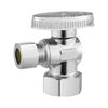 10-Pack Angle Stop Valve 1/4 Turn 5/8" OD (1/2" NOM) x 3/8" OD Compression