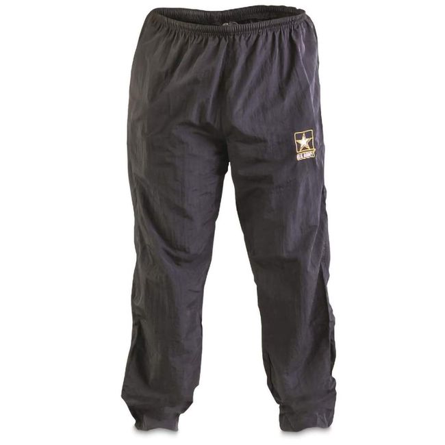 Military Surplus G.I. Issue Army PT Uniform Pants/APFU, Black/Gold, Large, WAPFUPL