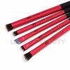 5 Pcs RED Hypoallergenic Cosmetic Makeup Pro. Techniques Brush Eye Starter Set