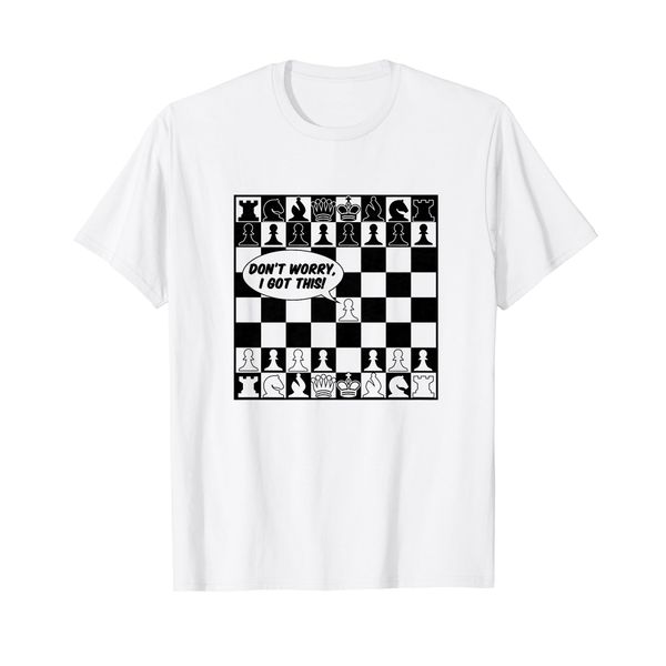 Funny Chess Shirt for Men Boys Checkerboard Chess Board T-Shirt