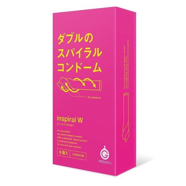 G PROJECT Inspiral W 6 Pack Condoms