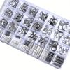 295pcs Non-Insulated Wire Terminals Set Contain Wire Terminals Crimping Tool