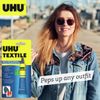 UHU textile solvent free fabric glue 19ml
