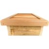 Miller Shingle Rectangle Clear Cedar Vent, Recessed Mount - 12 inch x 18 inch