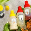 4pcs Mini Sauce Squeeze Bottles Portable Condiment Squeezer BPA-Free Containers