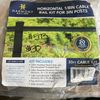 Harmony Railing 30FT HORIZONTAL 1/8IN CABLE RAIL KIT FOR 3IN Metal POST Deck