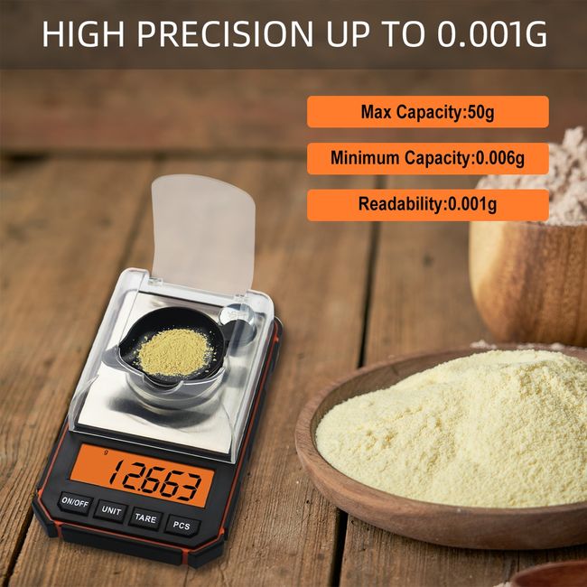 High Precision Professional Digital Milligram Scale 0.001g Mini