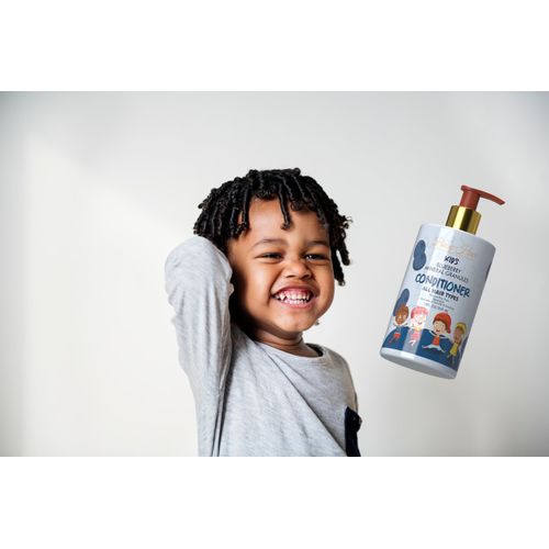 BABY HAIR Kids: Vegan Blueberry & Mineral Granules Conditioner pH- Balanced Sulfate-Free, Tear-Free Formula Best Kids Comditioner