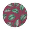 Tropical Botanical Green Palm Leaf Pattern Pomegranate Berry PopSockets Swappable PopGrip