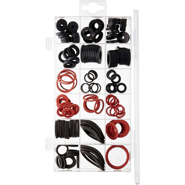 Cal Hawk CZFWA 141-pc. Faucet Washer Assortment Kit, 18 Different Assorted Sizes