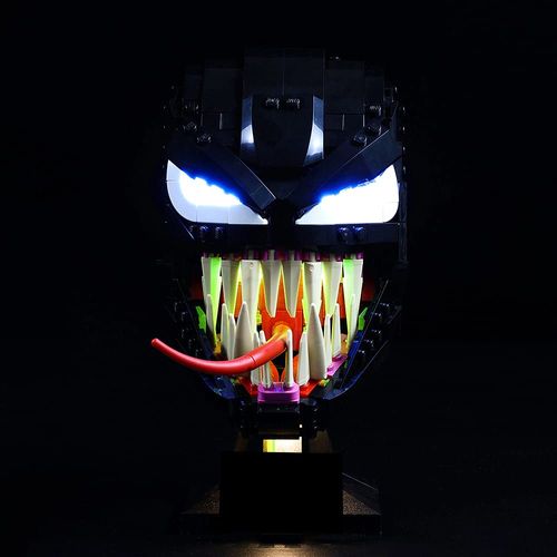 Kyglaring Led Lighting Kits for （Venom 76187 Collectible）-Lights Set Compatible with Lego 76187 Building Blocks Model- Not Include The Lego Set (Classic Version)