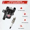 8X Ignition Coil+Spark Plug + Wire set For Chevy Silverado GMC Sierra UF262 D585