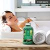 Pine Bath Salt w/Natural Swiss Stone Pine Essential Oil 21.16 Oz - Pinus Cembra - Natural Bath Sea Salts - Coniferous Salts - Best for Bath - Good Sleep - Relaxing - Body Care - Beauty - Aromatherapy