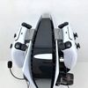 3D Cabin Controller & Headphone Console Bracket Mount Holder Compatible With PS5 Digital Or Disc DualSense (Left & Right Pack) White