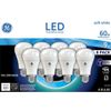 GE 60W Led Bulb Replacement Soft White Light Bulbs 800 Lumens Table Lamp 8 Pack