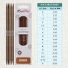 KnitPro Ginger Double Pointed Needles 6" (15cm) | 4.50mm