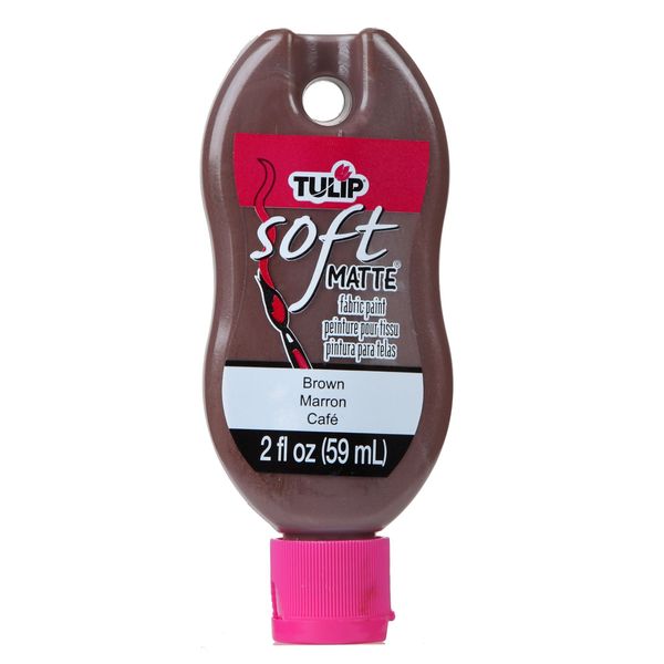 Tulip Soft Fabric Paint 2oz, Matte Brown, One Size