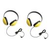 Califone 2800-YL Listening First Headphones in Yellow (Set of 2)