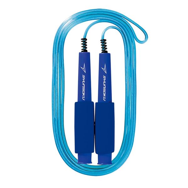 Debika 103565 Jump Rope, Shunsho, Hex Fiber, Lightning Blue