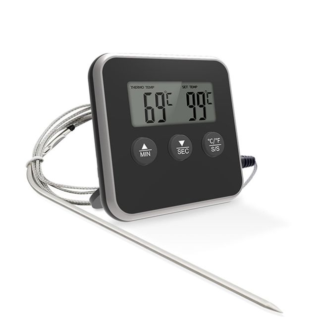 1pc Probe Electronic Thermometer For Measuring Water Temperature, Oil  Temperature And Baking Food