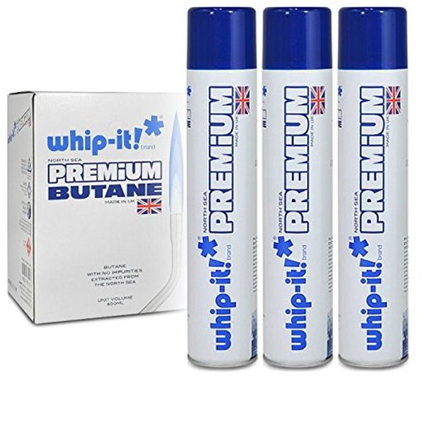 Whip-it! Refined Butane Fuel (Premium Refined Butane, 3 Pack)