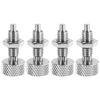 Souhgaue 4Pcs Handle ,Quick Release Lock Pin, Retractable Spring Plunger, M6 Lockout Kit for Rolling Tool Box