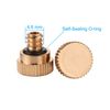 Bluecell World BCP 10PCS 10/24 Screw Thread Brass Misting Nozzle Plug for Outdoor Cooling System