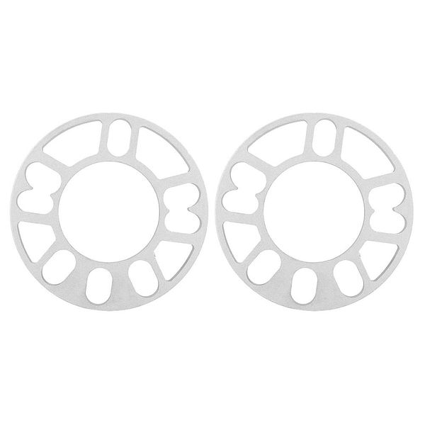 10mm Car Wheel Spacers, 2PCS Aluminum Alloy Wheel Spacers Shims Replacement Universal Fit for 4/5 Stud Wheel