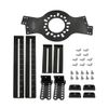 Lskioer Wheel Offset Measuring Tool, 5-Lug Wheel Bolt Pattern Simulator Tire/Rim Fit Size Measuring Mockup Tools(14"-22" 5-Lug Pattern)