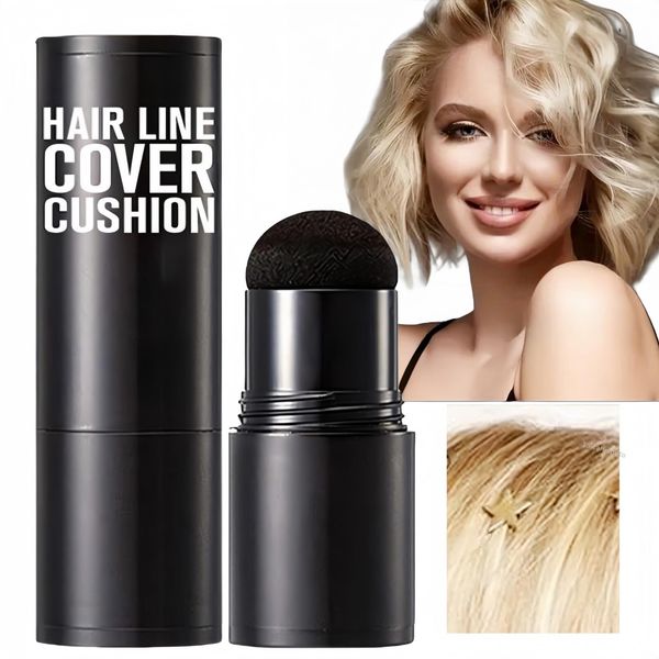 Hairline Shadow Powder,Hair Root Dye,Hairline Powder Stick,Hair Filler Powder,Hair Touch-Up for Root Concealer,Instantly Hairline Finishing Stick,Waterproof Hairline Cover for Hair(Light Blonde)