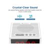 Portable Rechargeable White Noise Machine Bluetooth Speaker LCD Digital Clock