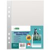 D.RECT Pack of 100 A5 Document Wallets, Protective Sleeves, Antistatic Wallets, Document Organization, Foil Sleeves, Grained
