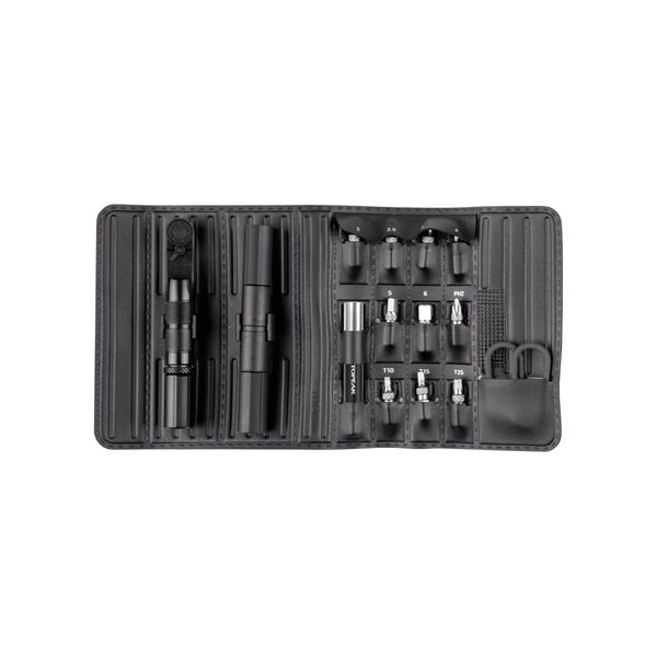 Topeak Unisex N Roll Elite Ratchet Tool Set, Silver/Black