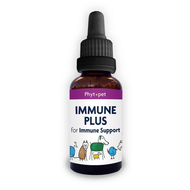 Phytopet Immune Plus | 1x100ml | 100% Natural Herbal Remedy | Helps Supports and Strengthen The Immune System | For Dogs, Cats, Birds, Horses, Pets |