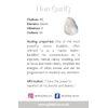 VIE Crystal Heart Pendant, 3cm (Clear Quartz)