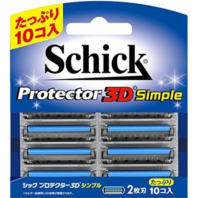 SCHICK Protector 3D Simple Replacement Blade (10 pieces)