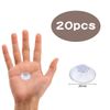 Thyonta 20 Pcs Small Plastic Suction Cups 20mm Clear Sucker Pads Without Hooks for Kitchen Bathroom Window