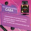 GOLDEN SAFFRON - GABA + Saffron Extract Supplement - Unique and Powerful Non-GMO Supplement for Promoting Relaxation, Restful Sleep, and Mood Support - Made in The USA with No Added Sugar
