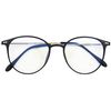 [bmb Miscellaneous] Blue Light Cut Glasses, Round Glasses, No Prescription, 15g, Ultra Lightweight, UV Protection, UV Protection, PC Glasses, Date Glasses, Transparent Lenses, Round, Small Face Effect, Stylish, Fashion, Women's, Men's