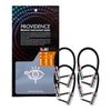 Providence LE501 5cm L/L Plug Patch Cable, Black, Set of 4